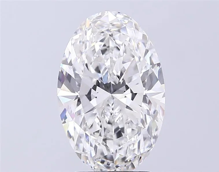 3.31ct Oval Lab Grown Diamond (Colour D, Clarity VVS2, IGI Certified)