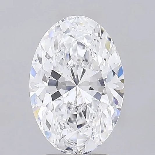 3.31ct Oval Lab Grown Diamond (Colour D, Clarity VVS2, IGI Certified)