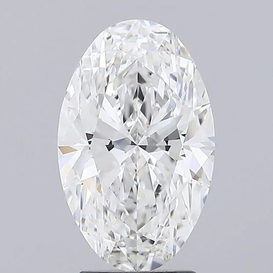 3.31ct Oval Lab Grown Diamond (Colour E, Clarity IF, IGI Certified)