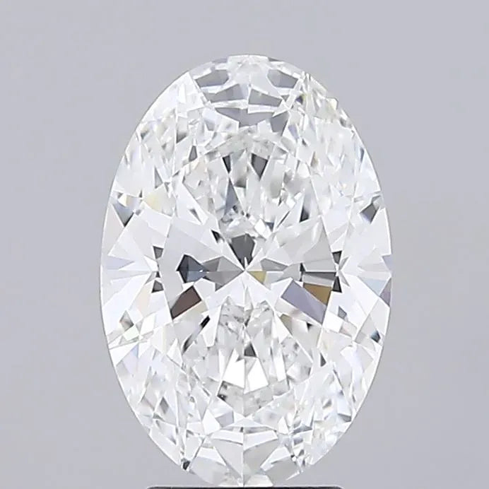 3.31ct Oval Lab Grown Diamond (Colour E, Clarity VVS2, IGI Certified)