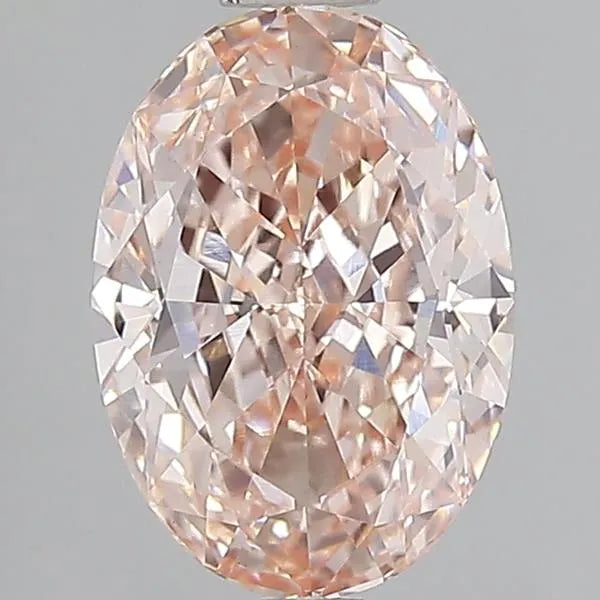 3.31ct Oval Lab Grown Diamond (Colour Fancy Intense Pink, Clarity VS1, IGI Certified)