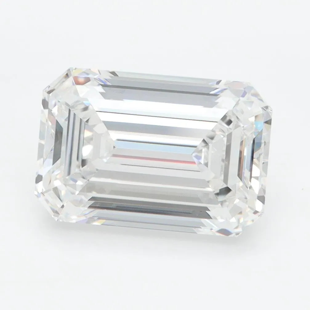 3.32ct Emerald Lab Grown Diamond (Colour D, Clarity VVS1, GIA Certified)