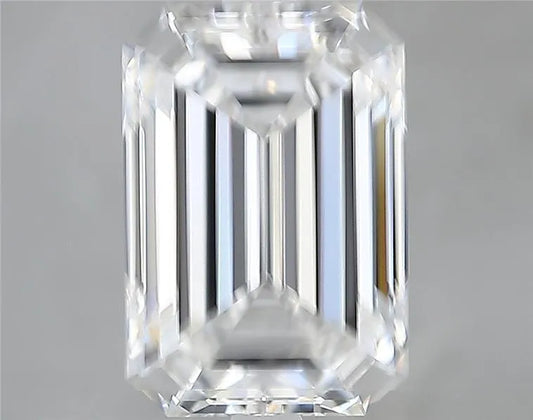 3.32ct Emerald Lab Grown Diamond (Colour D, Clarity VVS2, IGI Certified)