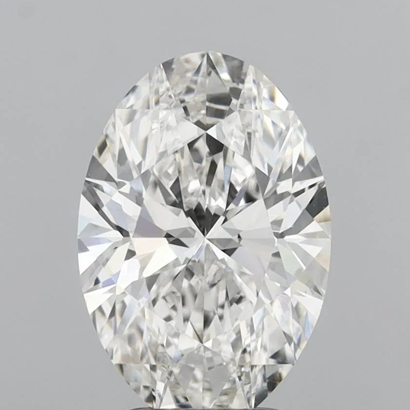 3.32ct Oval Lab Grown Diamond (Colour F, Clarity VVS2, IGI Certified)