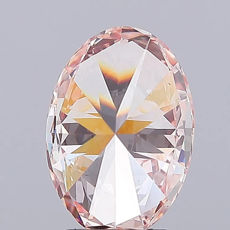 3.32ct Oval Lab Grown Diamond (Colour Fancy Intense Pink, Clarity VS2, IGI Certified)
