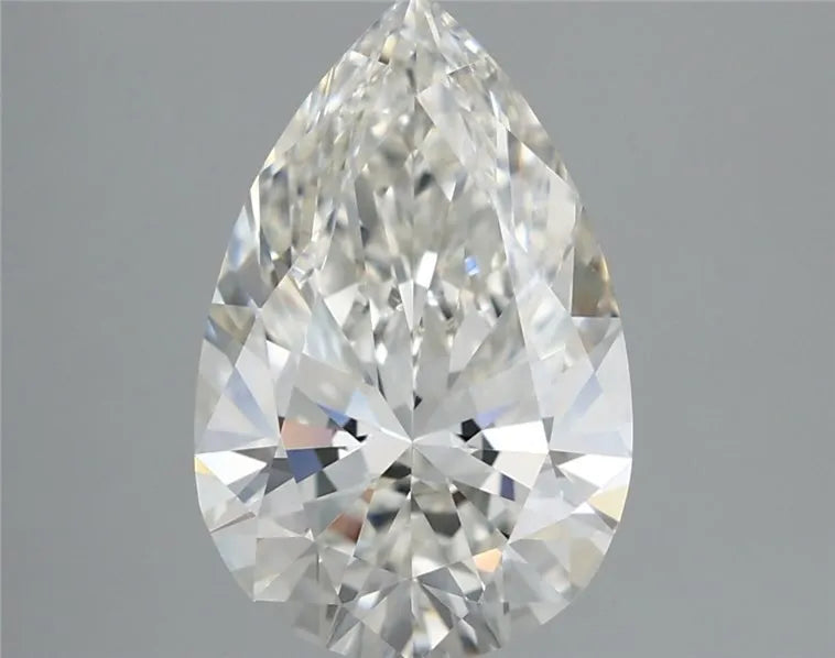 3.32ct Pear Lab Grown Diamond (Colour G, Clarity VVS2, IGI Certified)