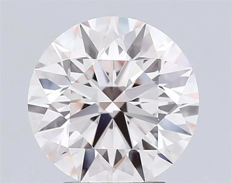 3.32ct Round Lab Grown Diamond (Colour Fancy Light Pink, Clarity VVS2, Cut ID, IGI Certified)