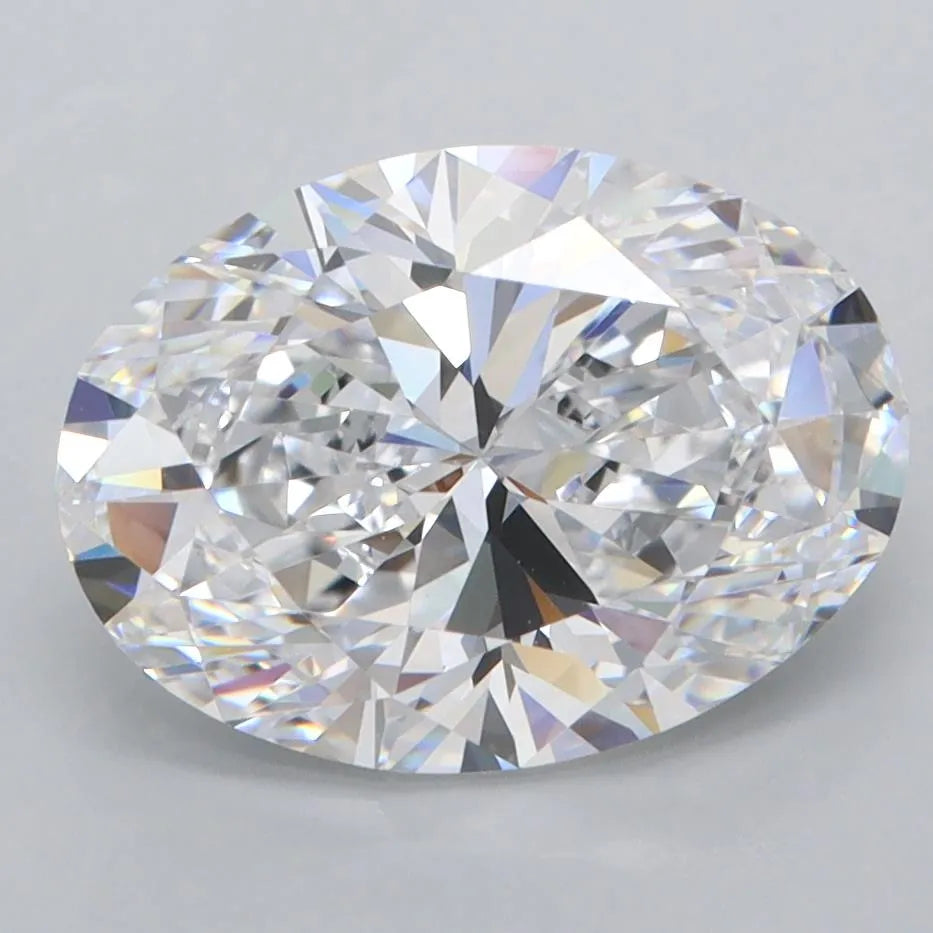 3.33ct Oval Lab Grown Diamond (Colour D, Clarity FL, IGI Certified)