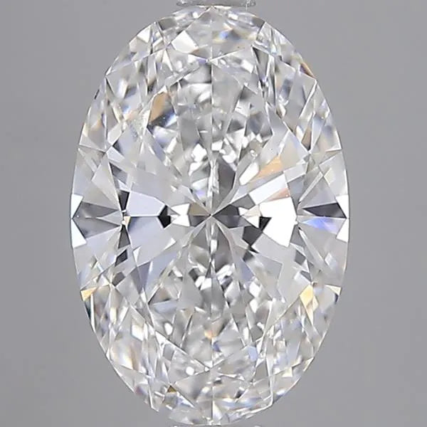 3.33ct Oval Lab Grown Diamond (Colour D, Clarity VS1, IGI Certified)