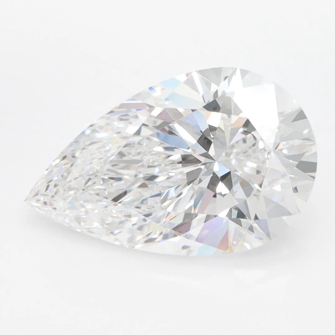 3.33ct Pear Lab Grown Diamond (Colour D, Clarity VVS1, GIA Certified)