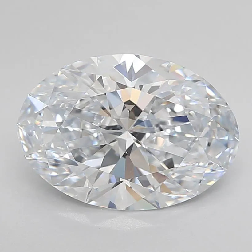 3.34ct Oval Lab Grown Diamond (Colour F, Clarity IF, Cut EX, IGI Certified)