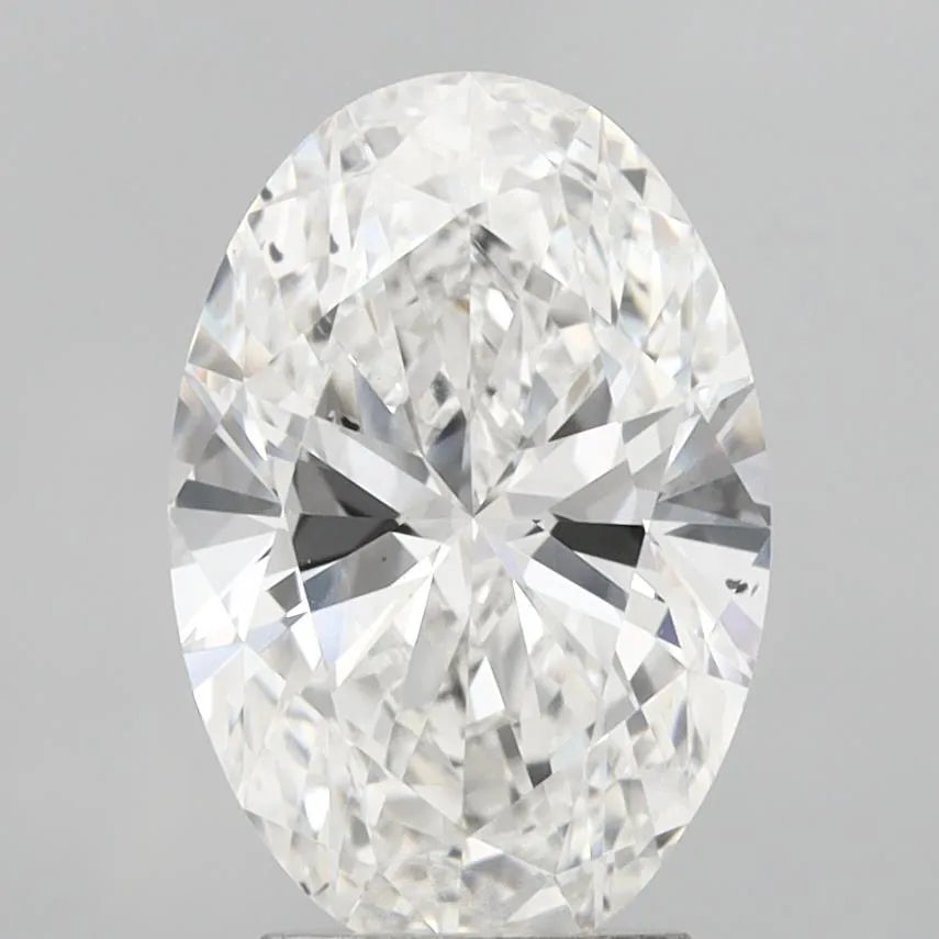 3.34ct Oval Lab Grown Diamond (Colour F, Clarity VS2, IGI Certified)