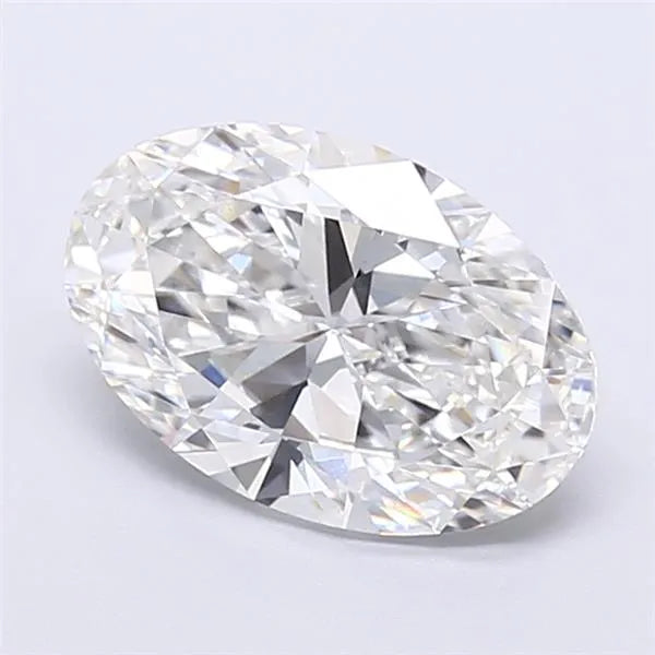 3.34ct Oval Lab Grown Diamond (Colour F, Clarity VVS2, IGI Certified)