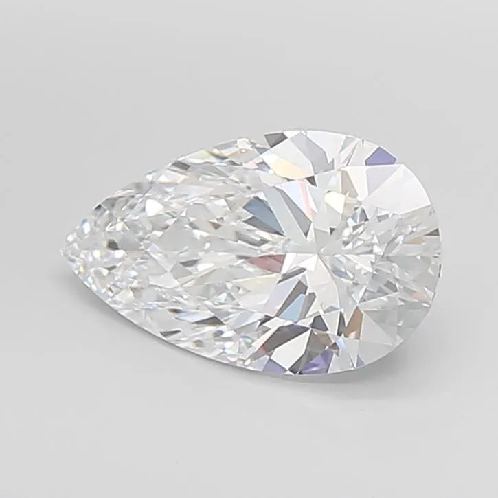 3.34ct Pear Lab Grown Diamond (Colour D, Clarity VVS1, Cut EX, IGI Certified)