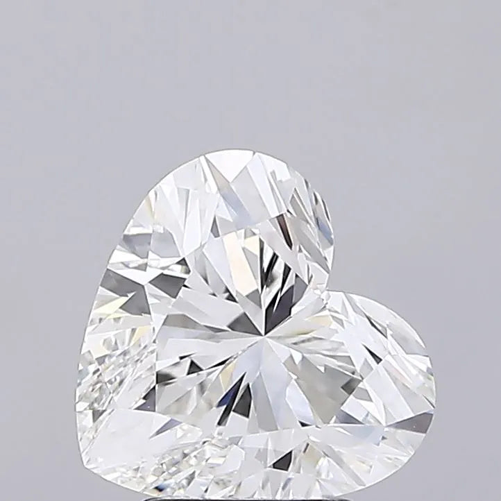 3.35ct Heart Lab Grown Diamond (Colour F, Clarity VVS2, IGI Certified)