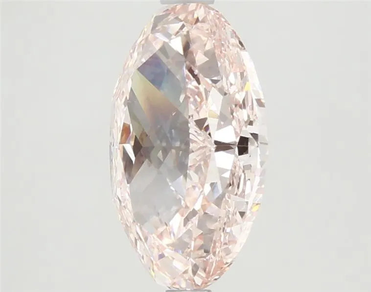 3.35ct Oval Lab Grown Diamond (Colour Fancy Intense Pink, Clarity VVS2, IGI Certified)