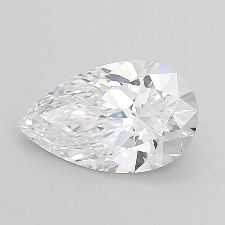 3.36ct Pear Lab Grown Diamond (Colour D, Clarity IF, Cut EX, IGI Certified)