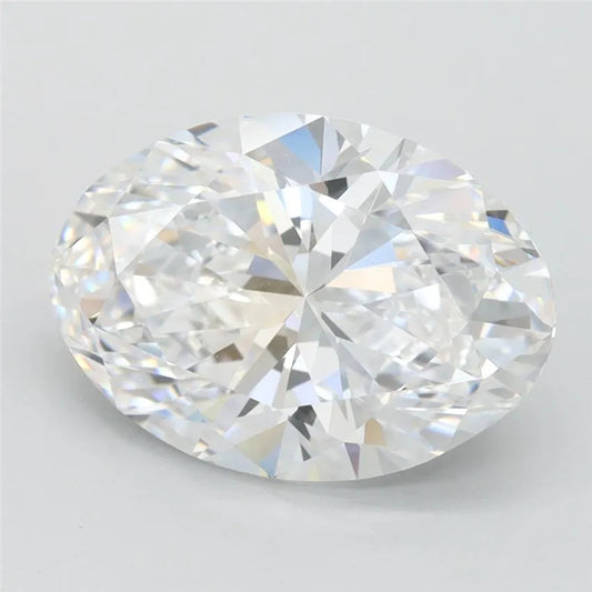 3.37ct Oval Lab Grown Diamond (Colour D, Clarity IF, Cut EX, IGI Certified)