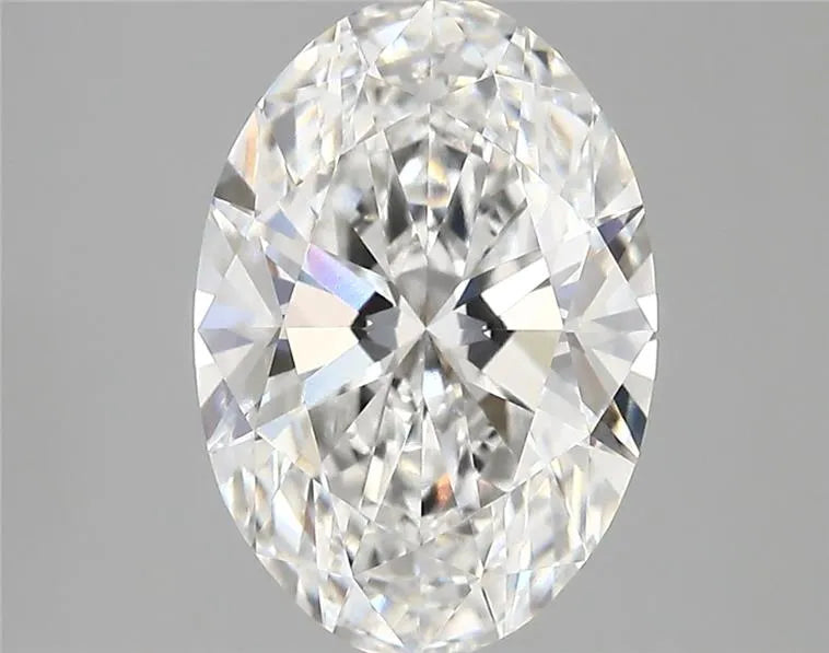3.37ct Oval Lab Grown Diamond (Colour E, Clarity VVS2, IGI Certified)