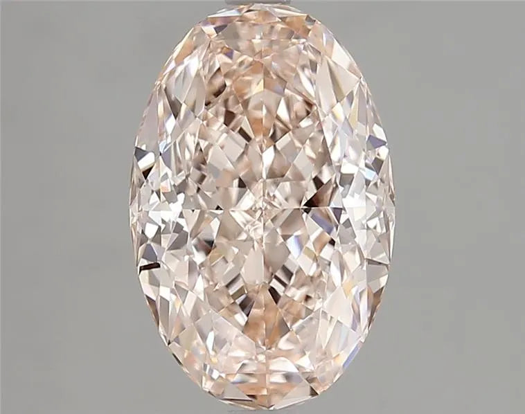 3.37ct Oval Lab Grown Diamond (Colour Fancy Intense Pink, Clarity VVS2, IGI Certified)