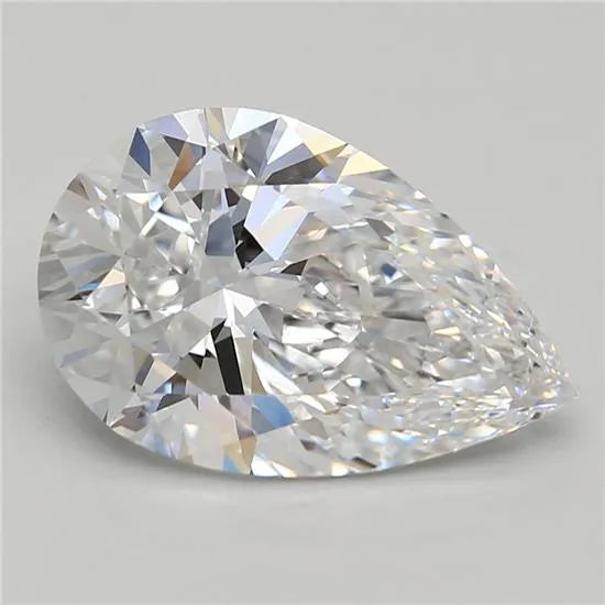 3.37ct Pear Lab Grown Diamond (Colour D, Clarity VVS1, GIA Certified)