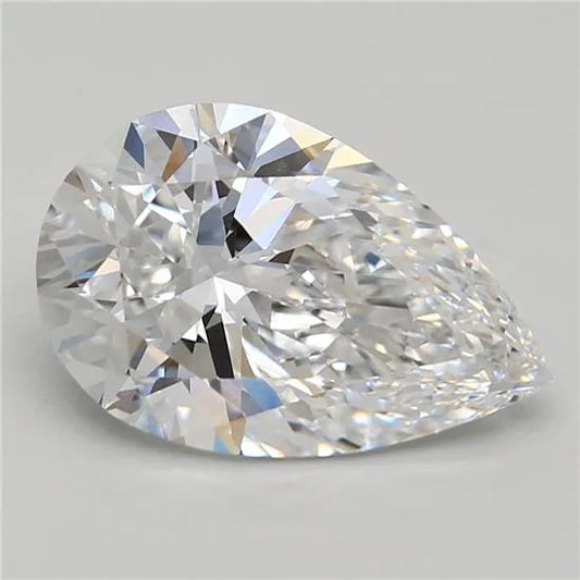 3.37ct Pear Lab Grown Diamond (Colour D, Clarity VVS1, GIA Certified)