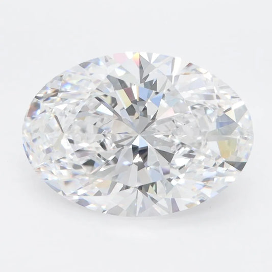 3.38ct Oval Lab Grown Diamond (Colour D, Clarity VVS1, GIA Certified)