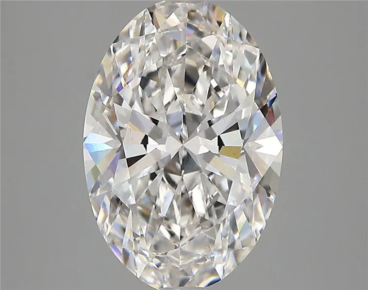 3.38ct Oval Lab Grown Diamond (Colour F, Clarity VVS2, IGI Certified)