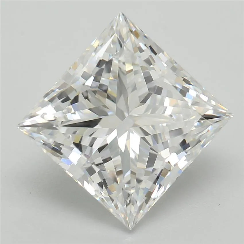 3.38ct Princess Lab Grown Diamond (Colour D, Clarity VVS2, Cut GD, GIA Certified)