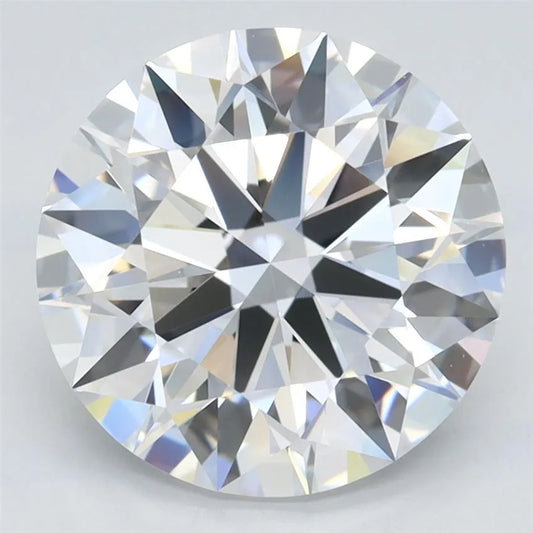 3.38ct Round Lab Grown Diamond (Colour D, Clarity IF, Cut ID, IGI Certified)