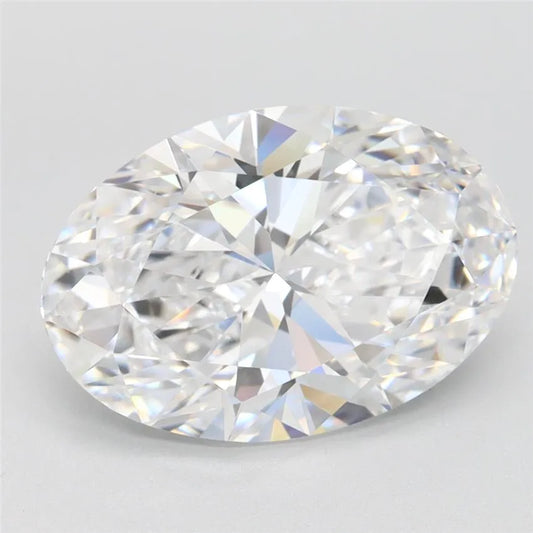 3.39ct Oval Lab Grown Diamond (Colour D, Clarity IF, IGI Certified)