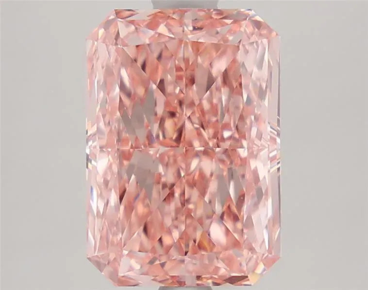 3.39ct Radiant Lab Grown Diamond (Colour Fancy Intense Pink, Clarity VVS2, IGI Certified)