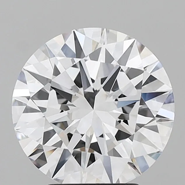 3.39ct Round Lab Grown Diamond (Colour D, Clarity IF, Cut EX, IGI Certified)