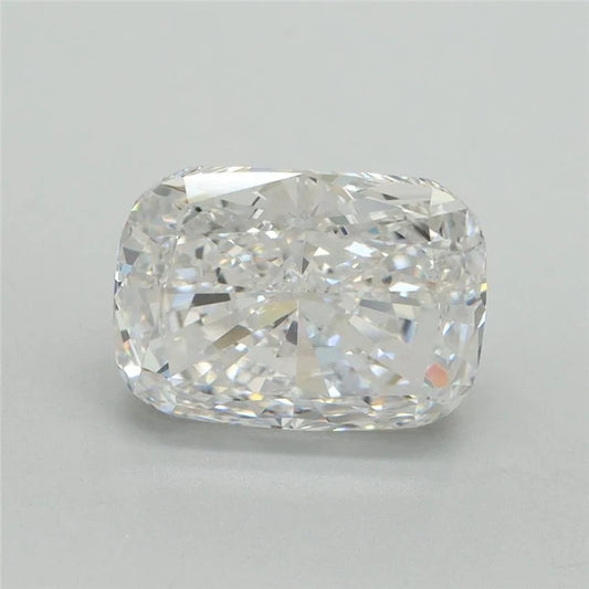 3.40ct Cushion modified Lab Grown Diamond (Colour E, Clarity VVS2, IGI Certified)