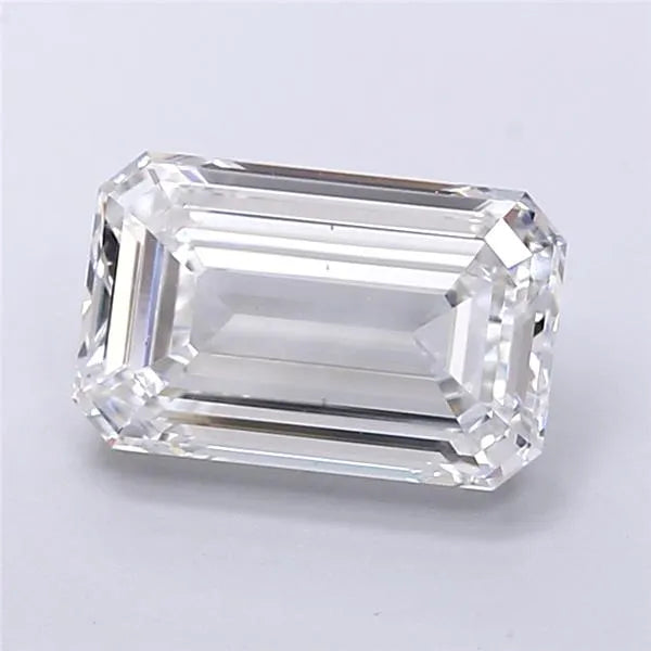 3.40ct Emerald Lab Grown Diamond (Colour F, Clarity VS1, IGI Certified)