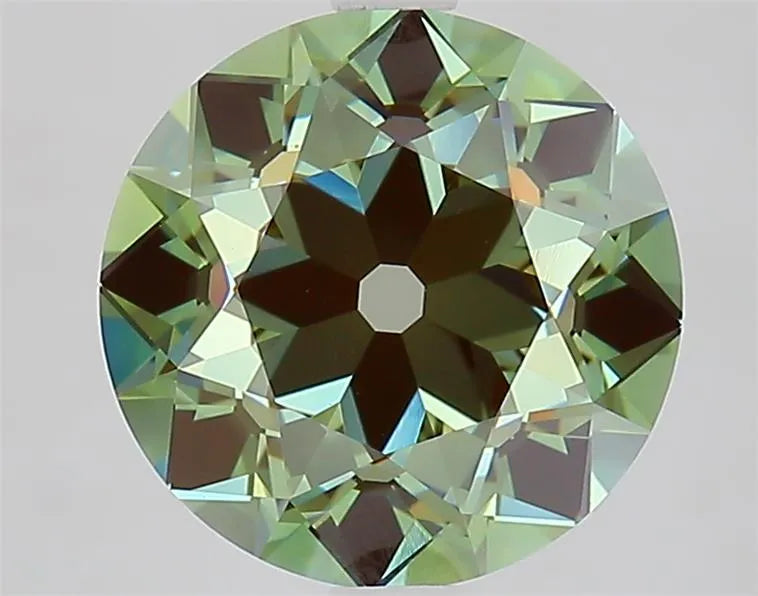 3.40ct European cut Lab Grown Diamond (Colour Fancy Intense Green, Clarity VVS2, IGI Certified)