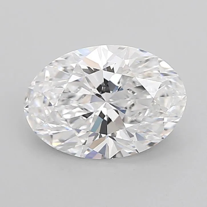 3.40ct Oval Lab Grown Diamond (Colour D, Clarity IF, Cut EX, IGI Certified)