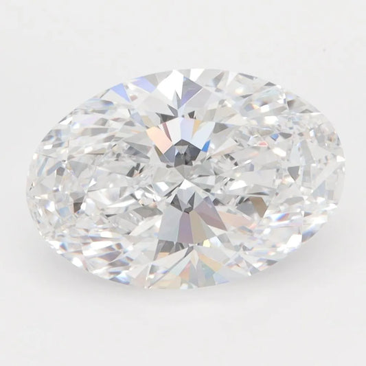 3.40ct Oval Lab Grown Diamond (Colour D, Clarity IF, IGI Certified)