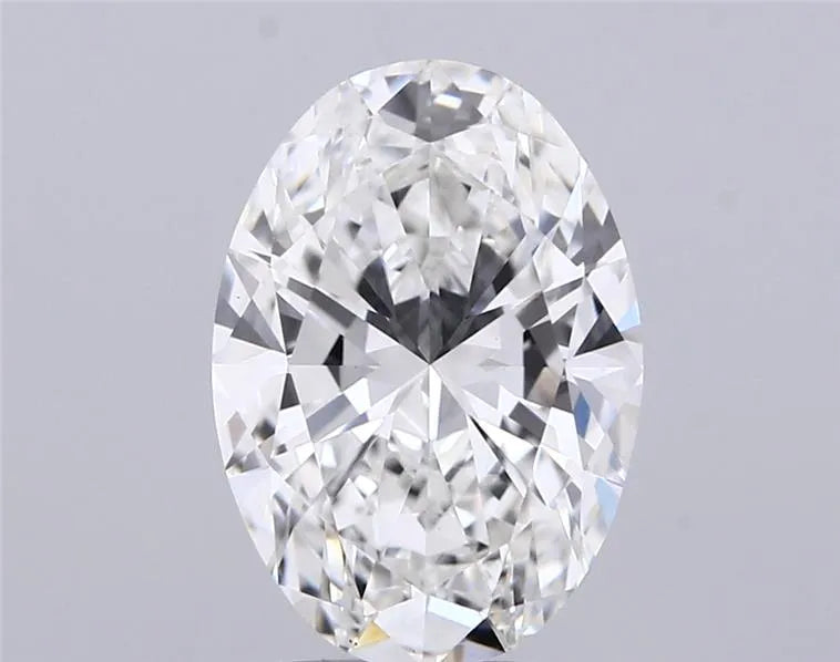 3.40ct Oval Lab Grown Diamond (Colour E, Clarity VVS1, IGI Certified)