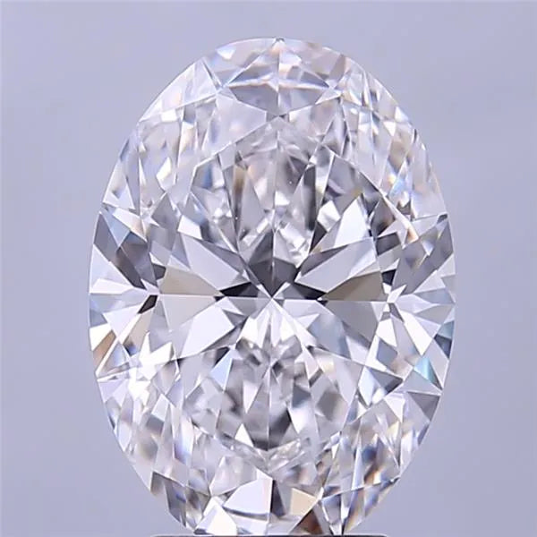 3.40ct Oval Lab Grown Diamond (Colour E, Clarity VVS1, IGI Certified)