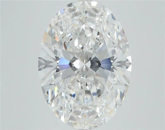 3.40ct Oval Lab Grown Diamond (Colour E, Clarity VVS2, IGI Certified)