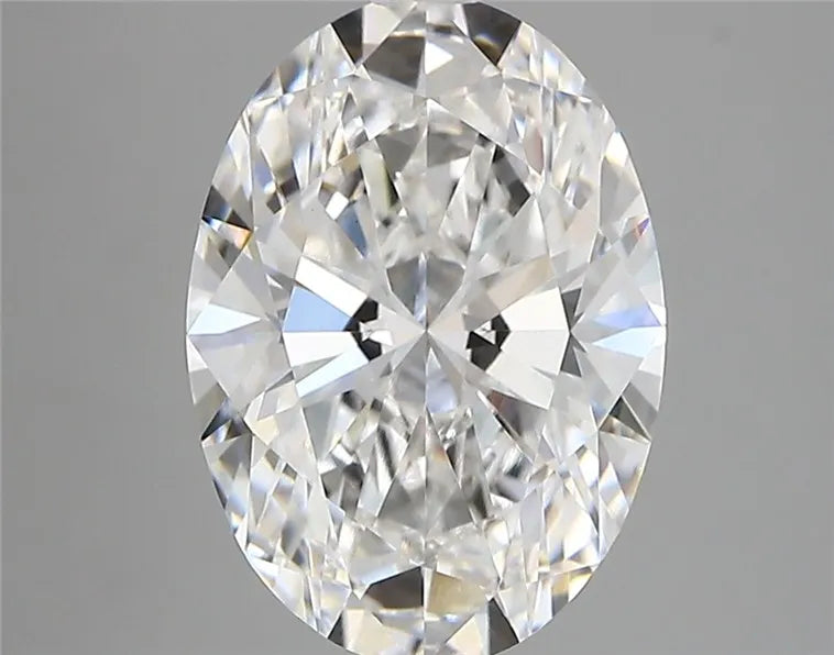 3.40ct Oval Lab Grown Diamond (Colour E, Clarity VVS2, IGI Certified)