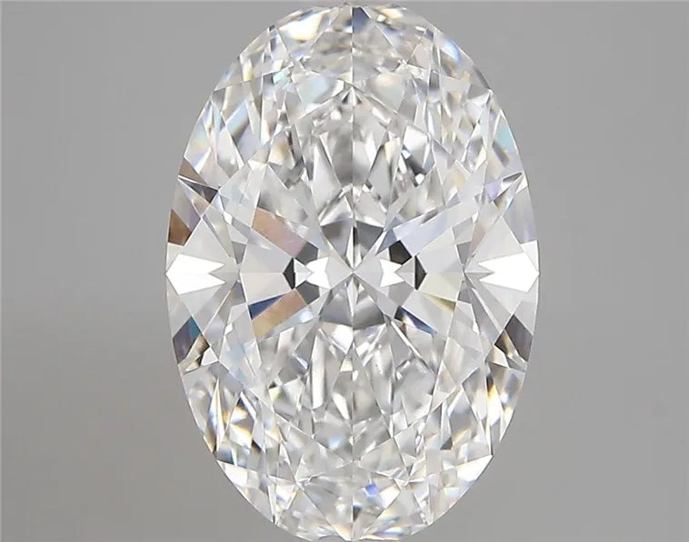 3.40ct Oval Lab Grown Diamond (Colour E, Clarity VVS2, IGI Certified)