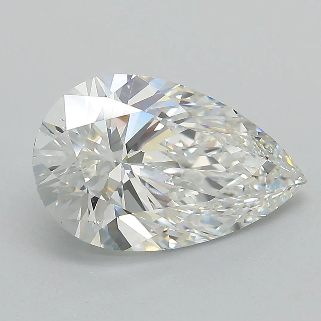 3.40ct Pear Lab Grown Diamond (Colour E, Clarity VS1, IGI Certified)