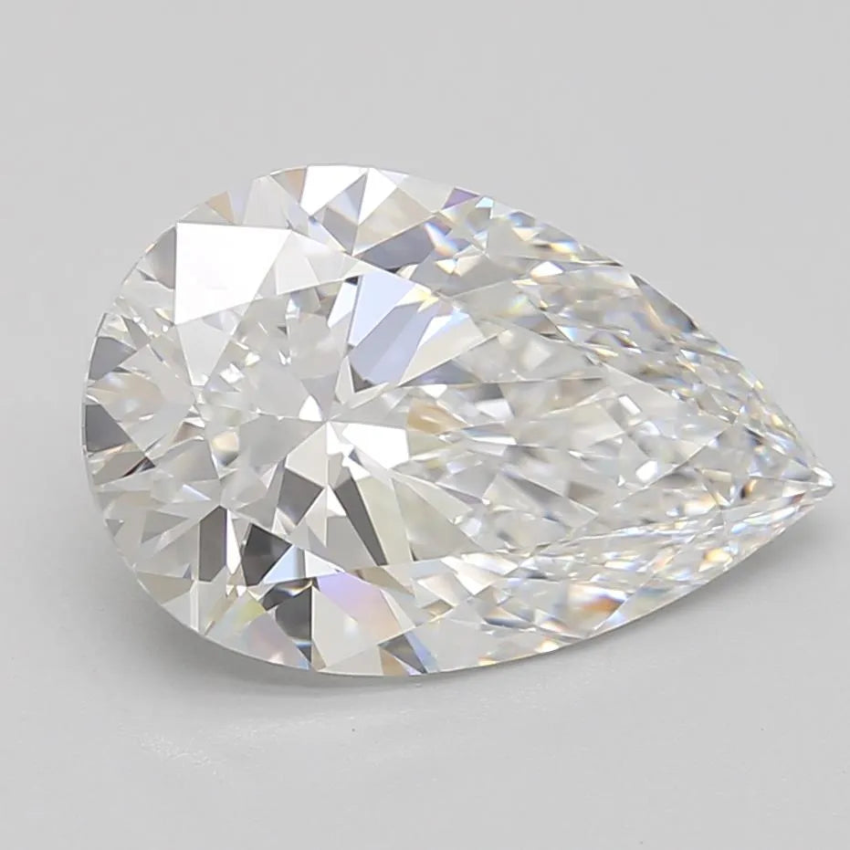 3.40ct Pear Lab Grown Diamond (Colour F, Clarity IF, GIA Certified)