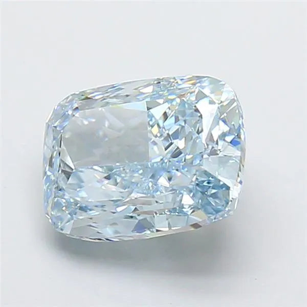 3.41ct Cushion modified Lab Grown Diamond (Colour Fancy Intense Blue, Clarity VVS2, IGI Certified)