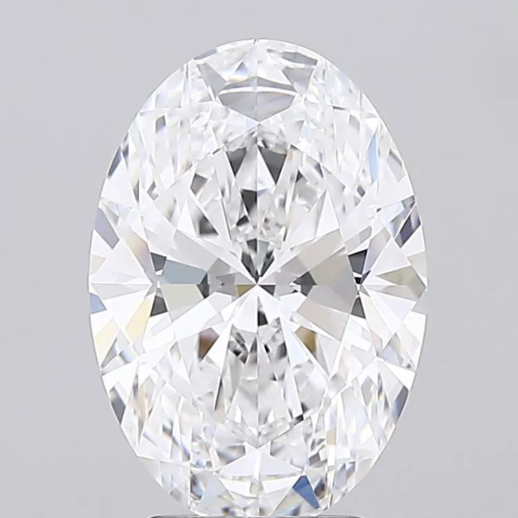 3.41ct Oval Lab Grown Diamond (Colour D, Clarity FL, Cut EX, IGI Certified)