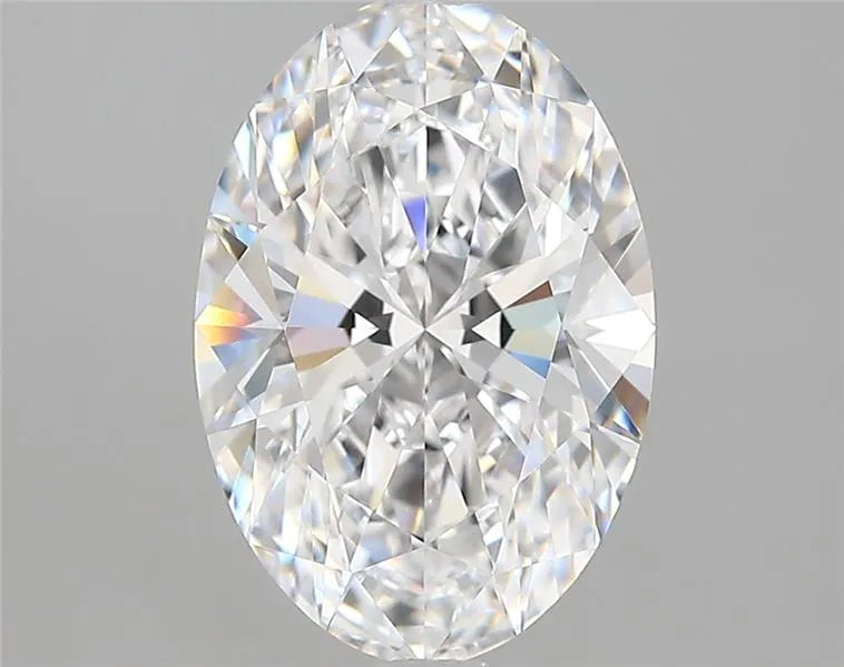 3.41ct Oval Lab Grown Diamond (Colour D, Clarity FL, IGI Certified)