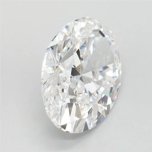 3.41ct Oval Lab Grown Diamond (Colour D, Clarity IF, IGI Certified)