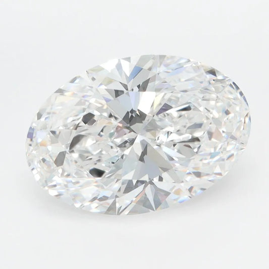 3.41ct Oval Lab Grown Diamond (Colour D, Clarity VVS1, IGI Certified)